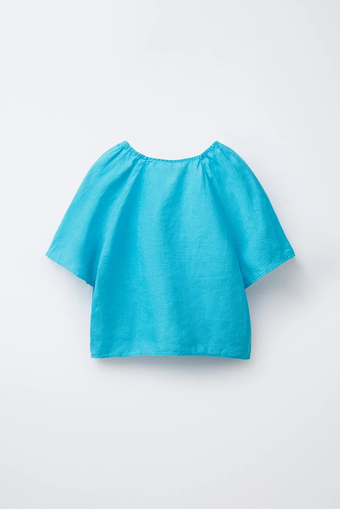 100% LINEN TOP