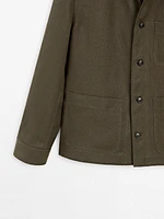 100% linen co-ord overshirt