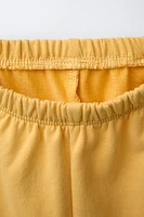 SWEATSHIRT AND BERMUDA SHORTS SET WITH LABEL