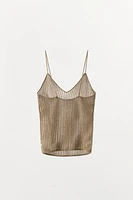 SEQUIN KNIT TOP