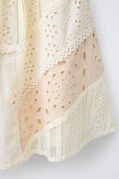 JUPE PATCHWORK BRODERIE SUISSE