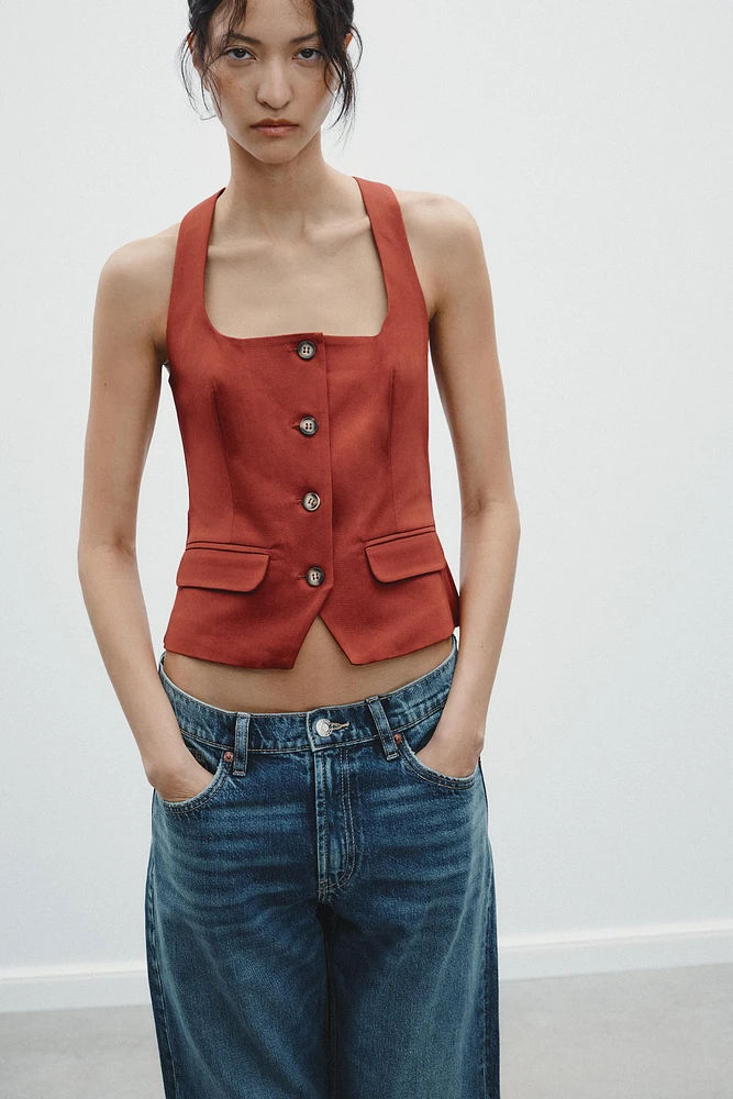 BUTTONED TOP