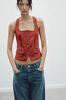 BUTTONED TOP