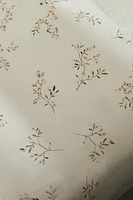 FLORAL PRINT FLAT SHEET