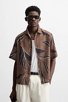 LEAF PRINT SHIRT