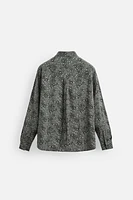 ABSTRACT PRINT SHIRT