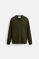 WOOL - COTTON SWEATER