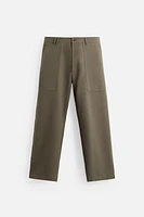 PANTALON RELAXED FIT À POCHES