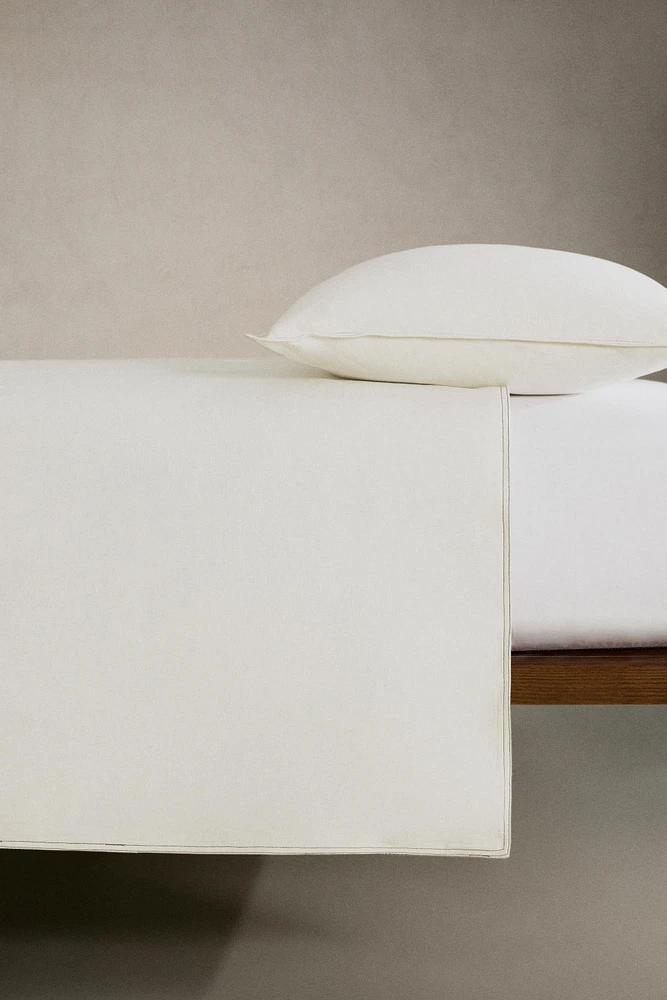 TOPSTITCHED DUVET COVER