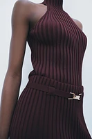 RIBBED KNIT SKIRT