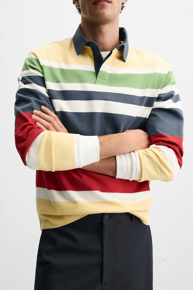 STRIPED POLO SHIRT