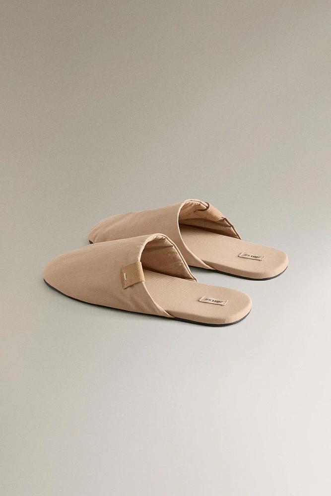 TECHNICAL FABRIC SLIPPERS