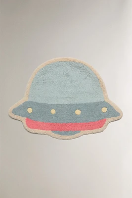 CHILDREN'S FLYING SAUCER BATH MAT