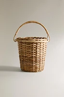 CORBEILLE OSIER TRESSÉ