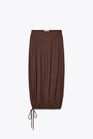 BALLOON MIDI SKIRT