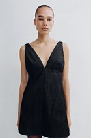 TRF DENIM MINI DRESS