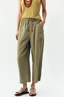 RUSTIC ELASTIC WAIST PANTS