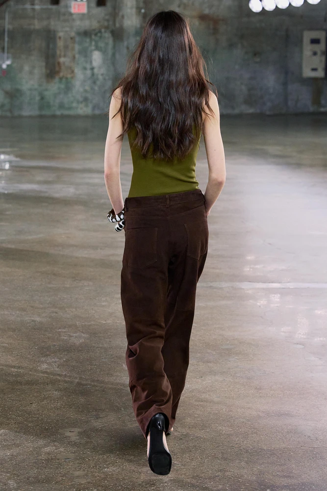 STRETCH RIBBED TOP