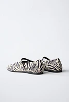 ANIMAL PRINT BALLET FLATS