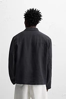 BLOUSON 100 % LIN