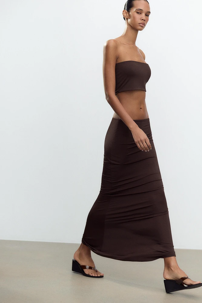 LONG POLYAMIDE SKIRT