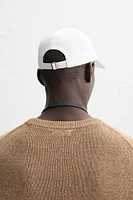 EMBROIDERED TEXT CAP