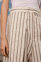 LIMITED EDITION STRIPED LINEN PANTS