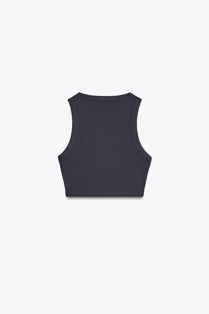 POLYAMIDE CROP TOP
