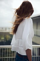 CHEMISE À ENTRE-DEUX