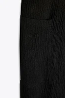 FLOWY TEXTURED DRESS