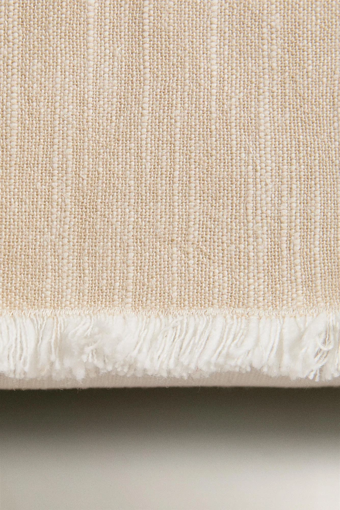 HOUSSE DE COUSSIN FRANGES