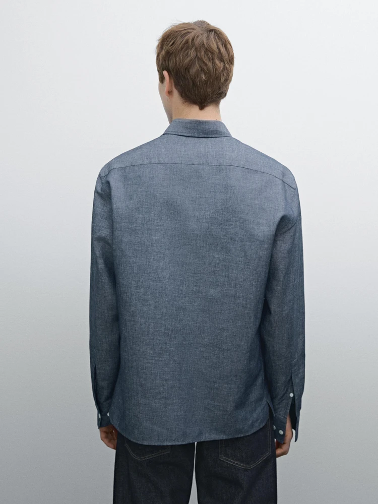 Chemise denim regular fit