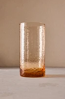 HAMMERED GLASS SOFT DRINK TUMBLER