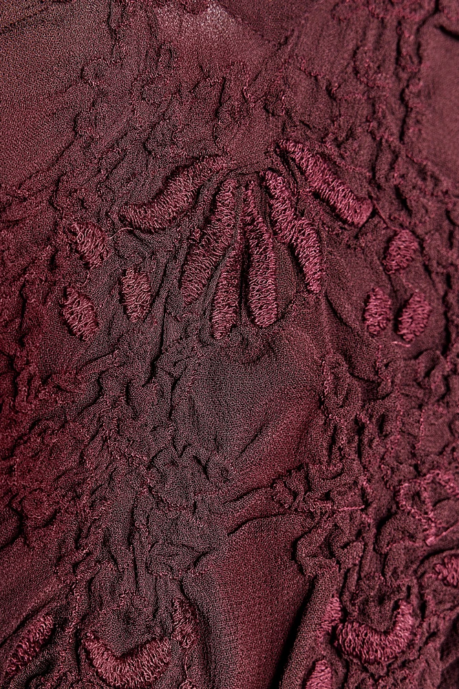 ZW COLLECTION EMBROIDERED ASYMMETRIC DRESS