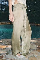 PANTALON FLUIDE TAILLE BASSE ZW COLLECTION