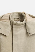 LIMITED EDITION SUEDE LEATHER HOODED JACKET