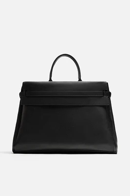 LEATHER HANDBAG