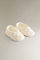CHILDREN'S TEXTURED BALLET FLATS