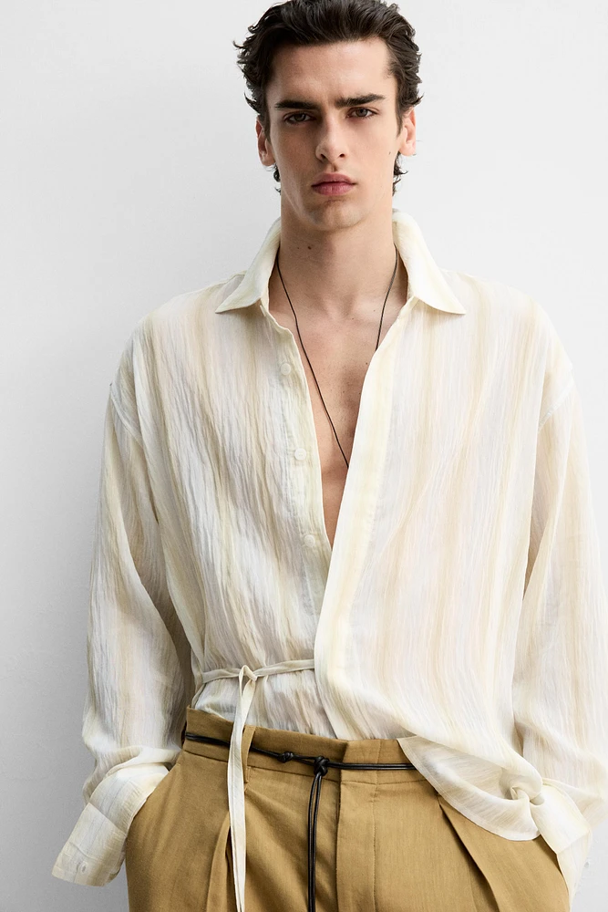 FLOWY BOW SHIRT