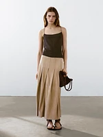 Textured strappy top