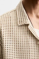 OPEN JACQUARD SHIRT