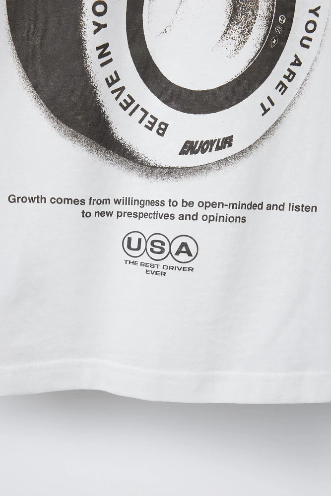 T-SHIRT À IMPRIMÉ SKATE