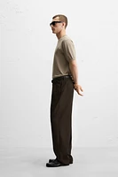 T-SHIRT REGULAR FIT EN MAILLE