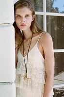 TOP WITH RUFFLED STRAPS