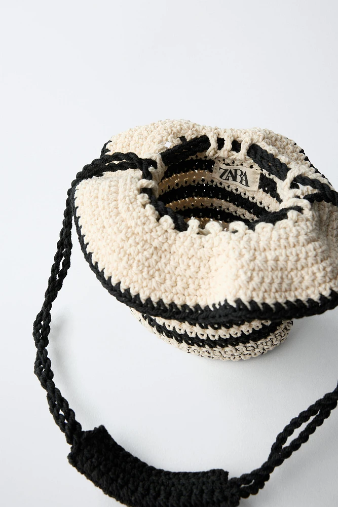 CROCHET CROSSBODY BAG