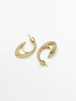 Boucles d’oreilles anneaux ovales
