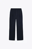 CONTRAST DRAWSTRING PANTS ZW COLLECTION
