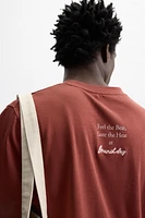 TEXT PRINT T-SHIRT