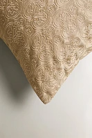 EMBROIDERED THROW PILLOW COVER