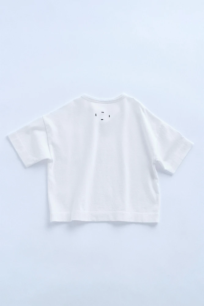 ZARA TIMELESS - T-SHIRT RUSTIQUE POCHE